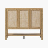 Terra White Shoe Cabinet, 3 Doors - 1 Piece - Carbon Cherry