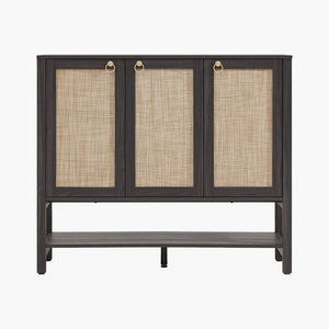 Terra Rattan Shoe Cabinet with Storage