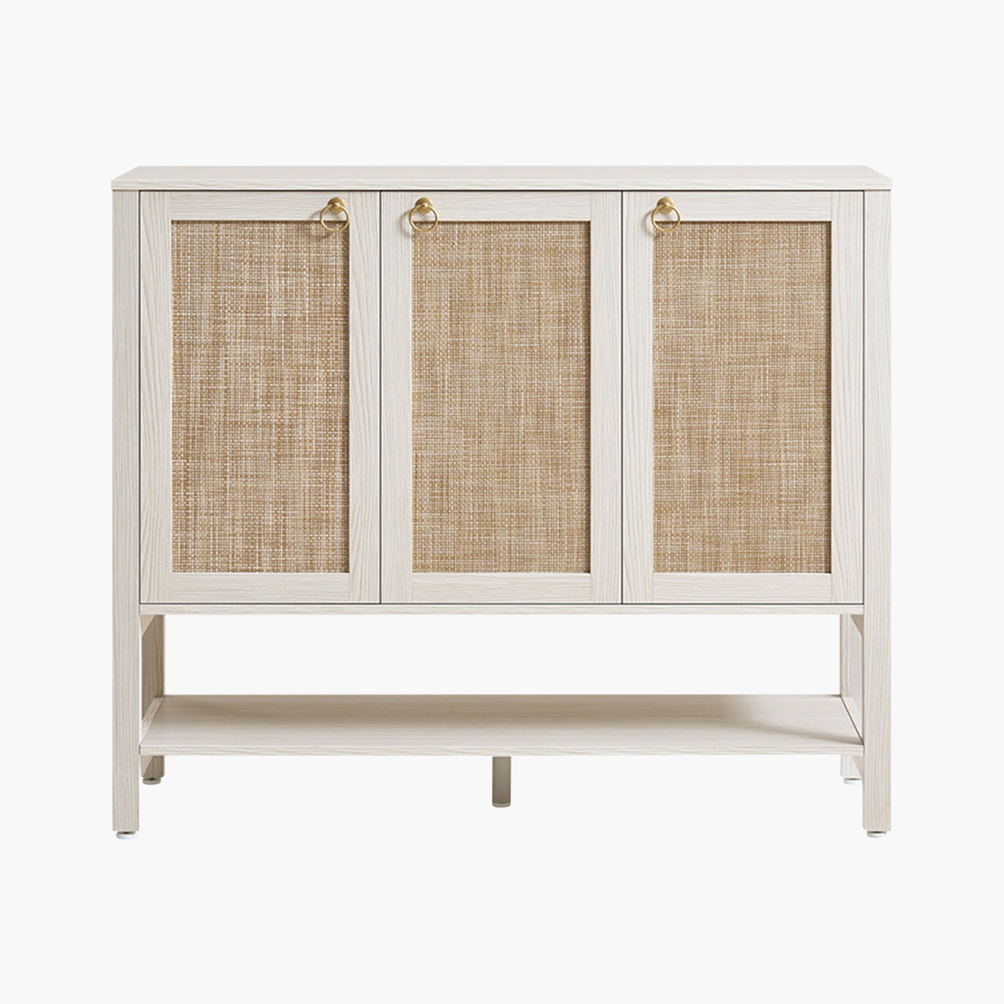 Terra White Shoe Cabinet, 3 Doors