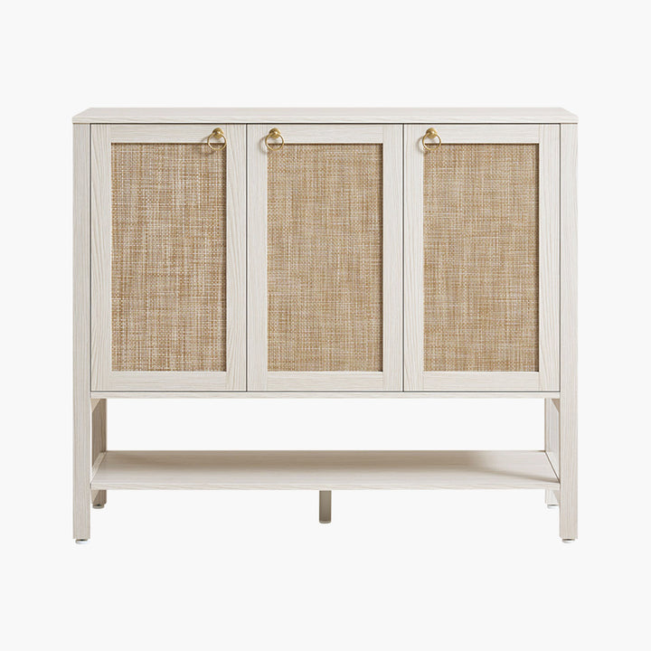 Terra White Shoe Cabinet, 3 Doors