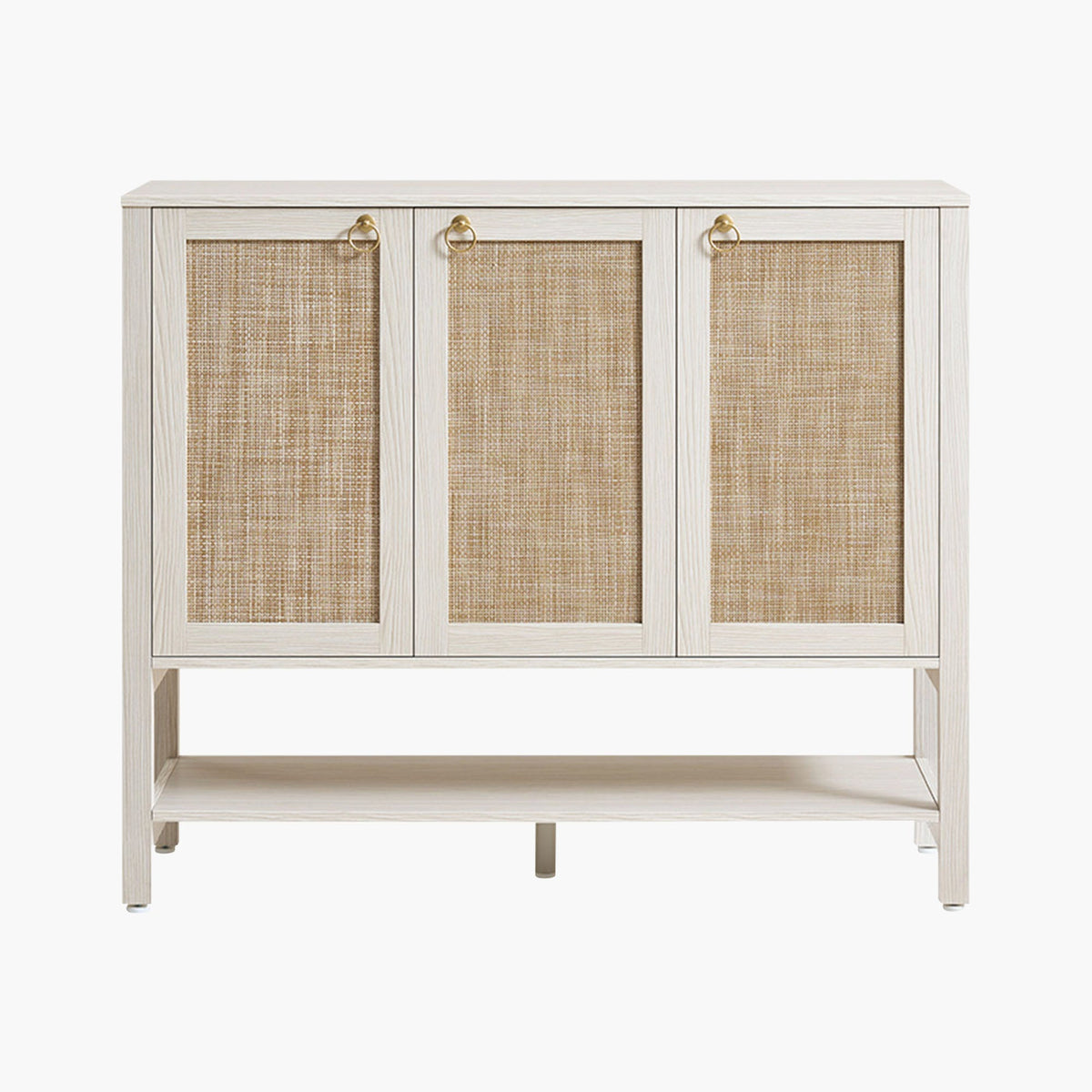 Terra White Shoe Cabinet, Up to 24 Pairs