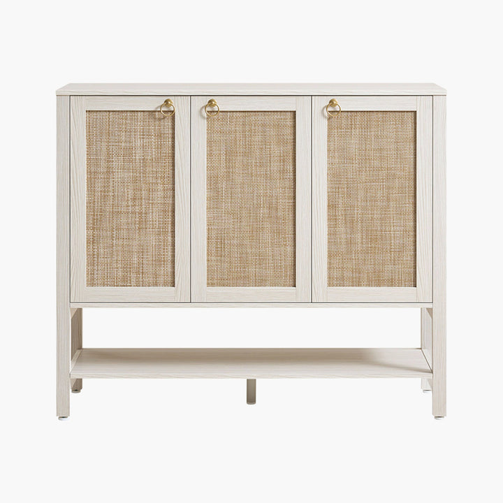Terra White Shoe Cabinet, Up to 24 Pairs