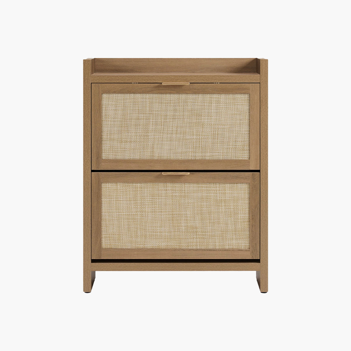 Savanna Rattan Double Flip Shoe Cabinet