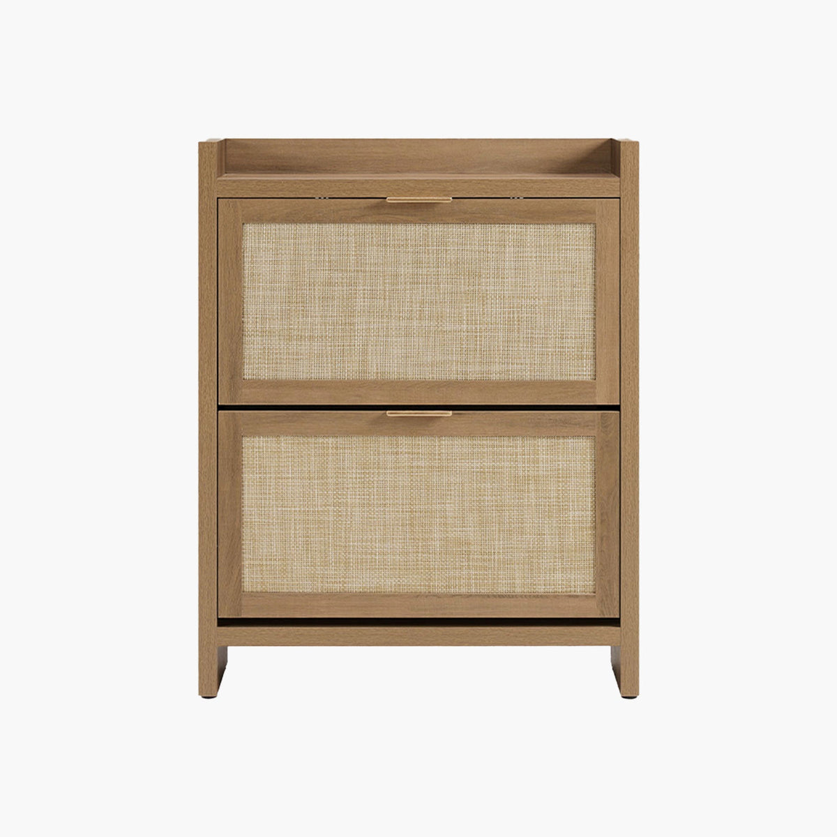 Savanna Rattan Double Flip Shoe Cabinet