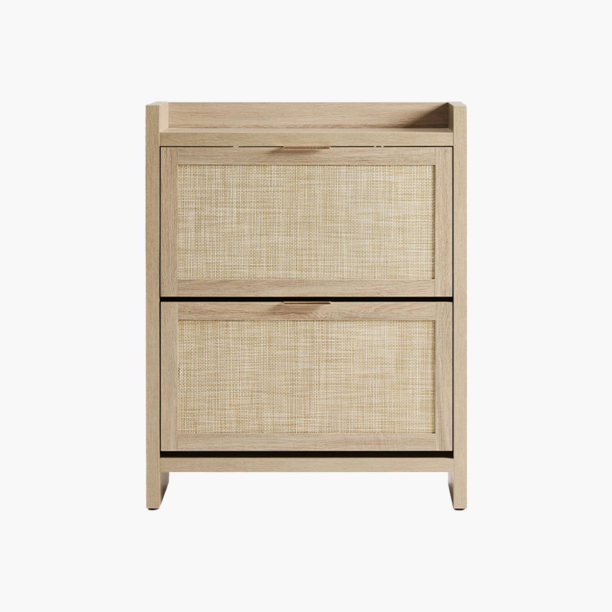 Savanna Rattan Double Flip Shoe Cabinet