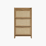 Savanna Flip Door Shoe Cabinet, 30 Pairs Shoes