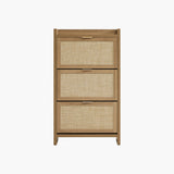 Savanna Flip Door Shoe Cabinet, 30 Pairs Shoes