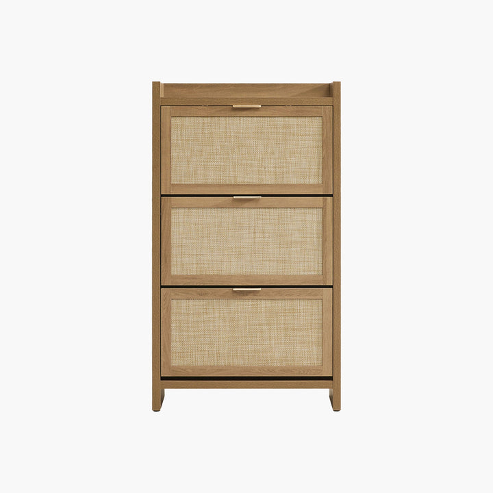 Savanna Flip Door Shoe Cabinet, 30 Pairs Shoes
