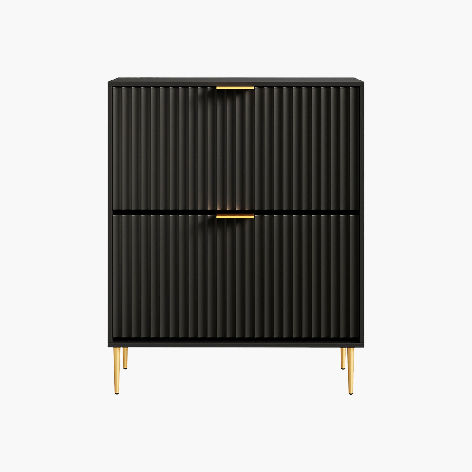 Opus 2-Tier Shoe Cabinet with Storage