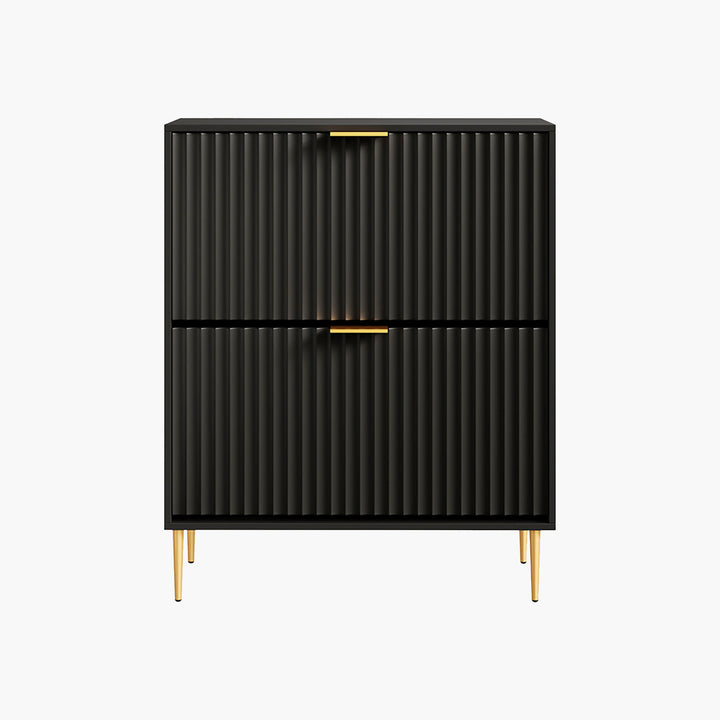 Opus 2-Tier Shoe Cabinet with Storage
