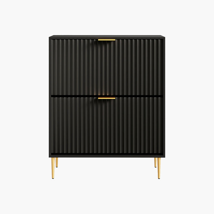 Opus 2-Tier Shoe Cabinet with Storage