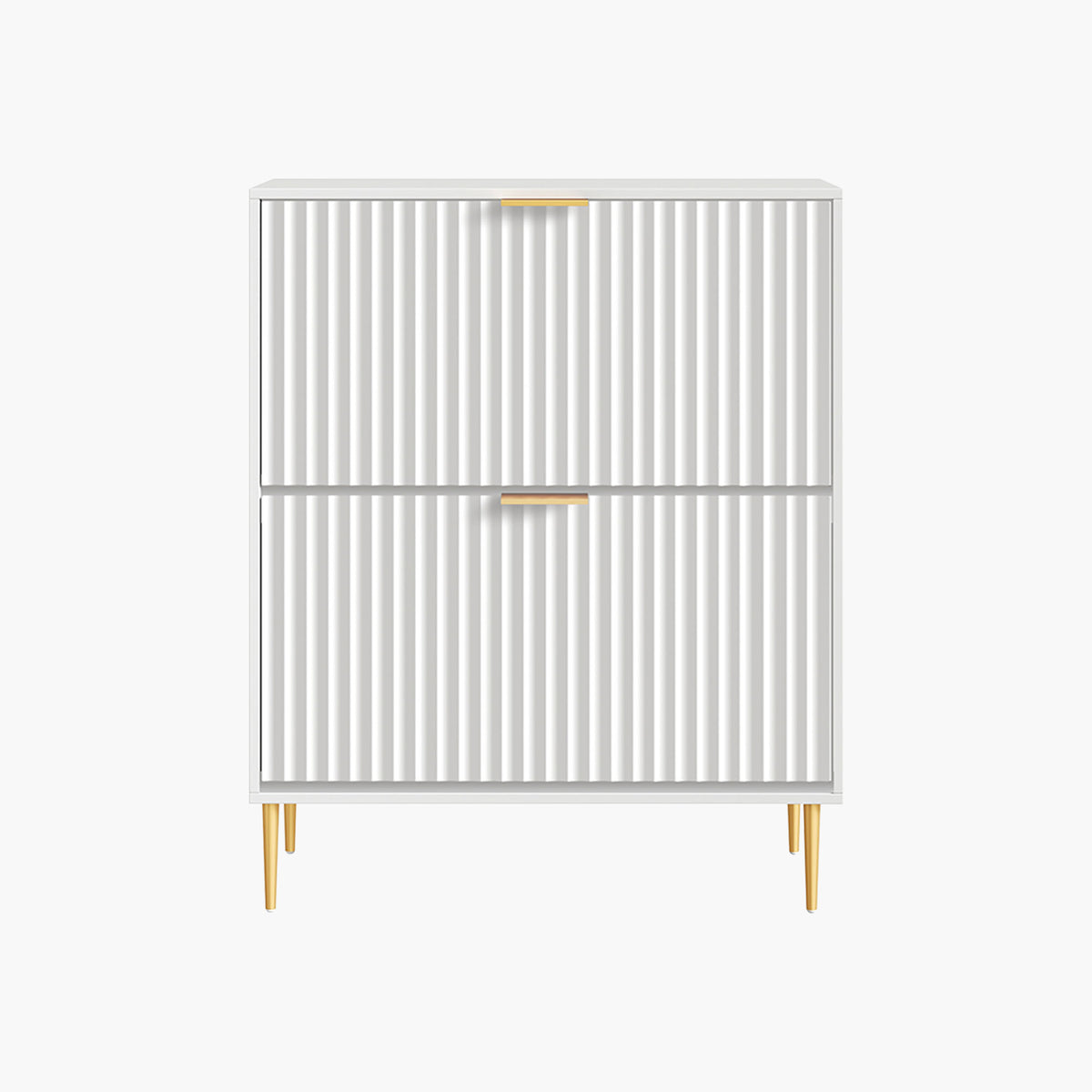 Opus 2-Tier Shoe Cabinet with Storage