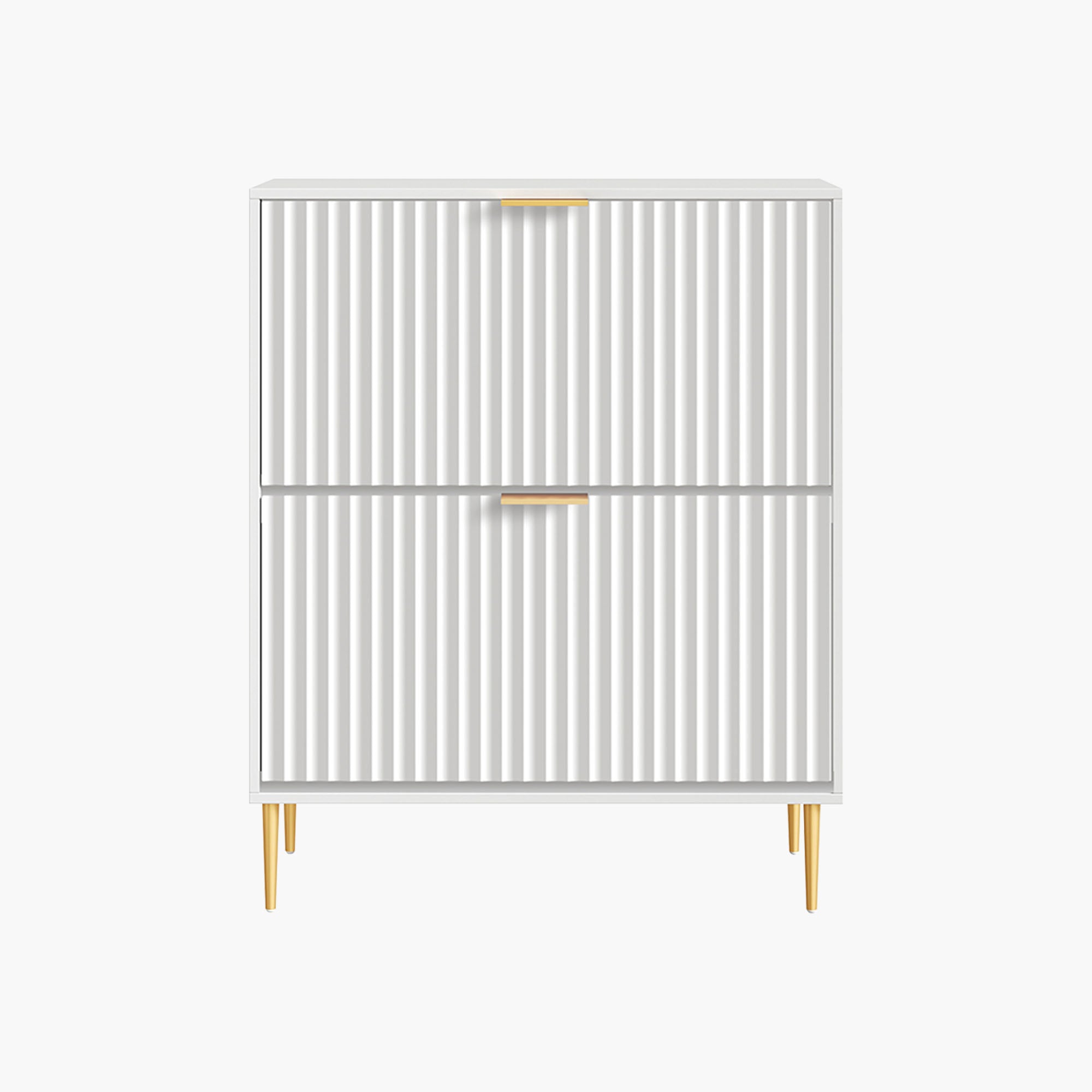 Opus 2-Tier Shoe Cabinet with Storage