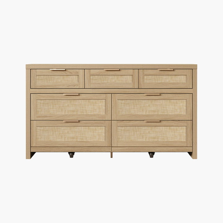 Savanna Bedroom Dresser with 7-Drawer, 53'' Wide