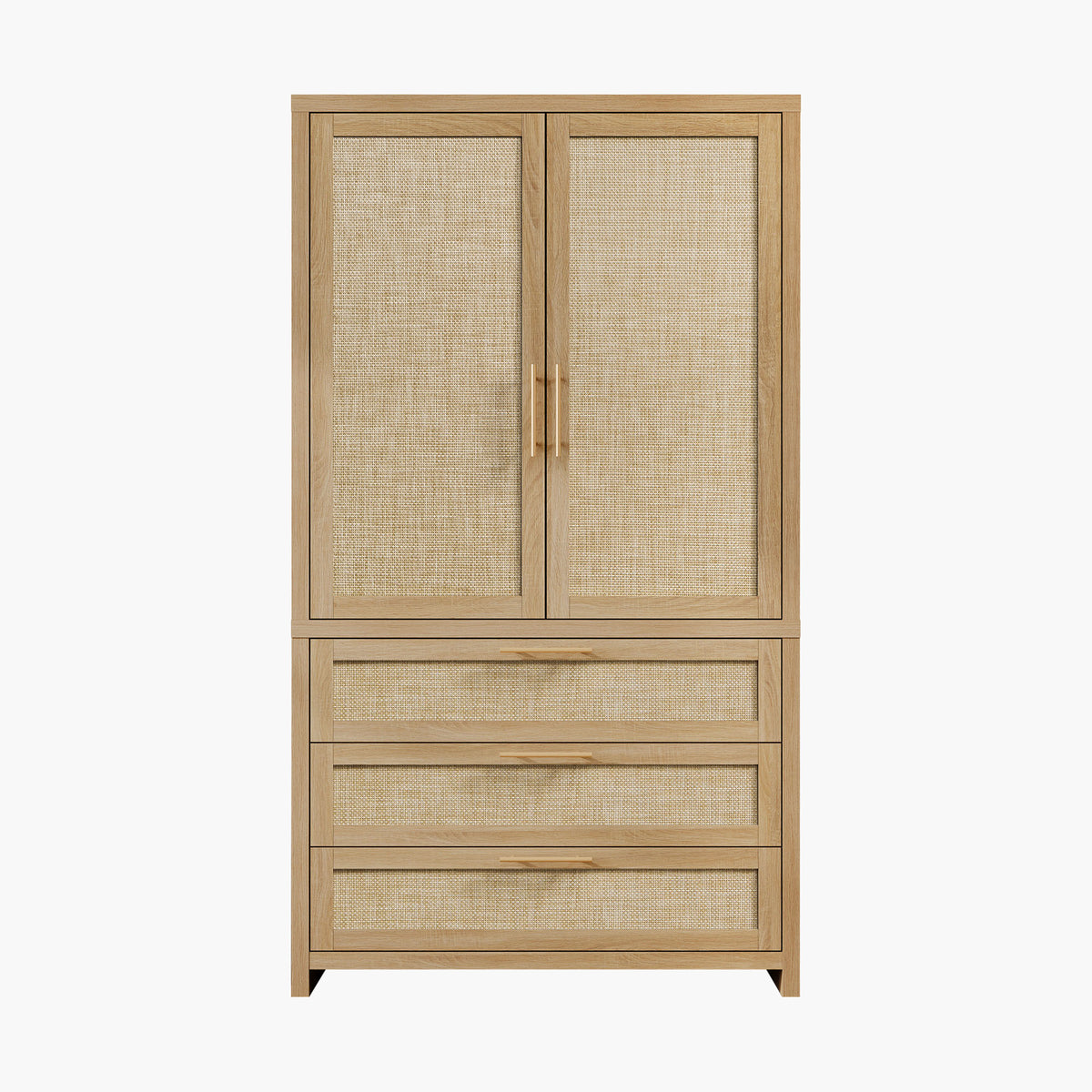Savanna Rattan Wardrobe, Flexible Storage