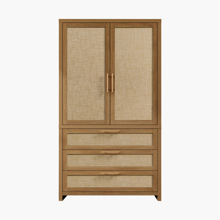 Savanna Bedroom Wardrobe with 2-Door and 3-Drawer