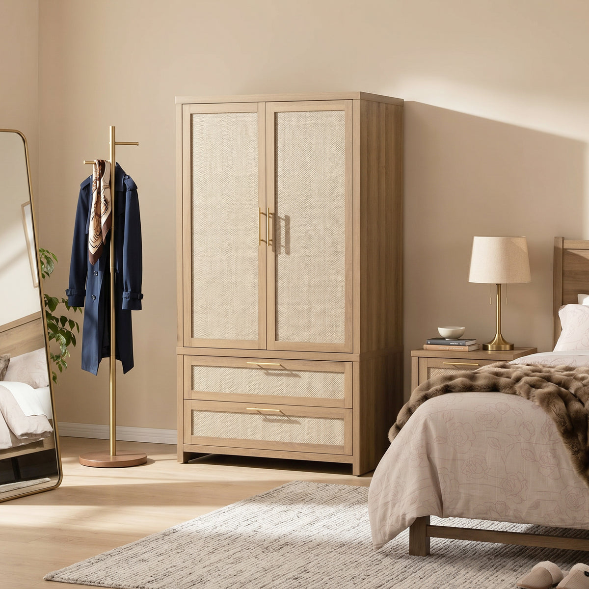 Savanna Wardrobe, 71Inch Height