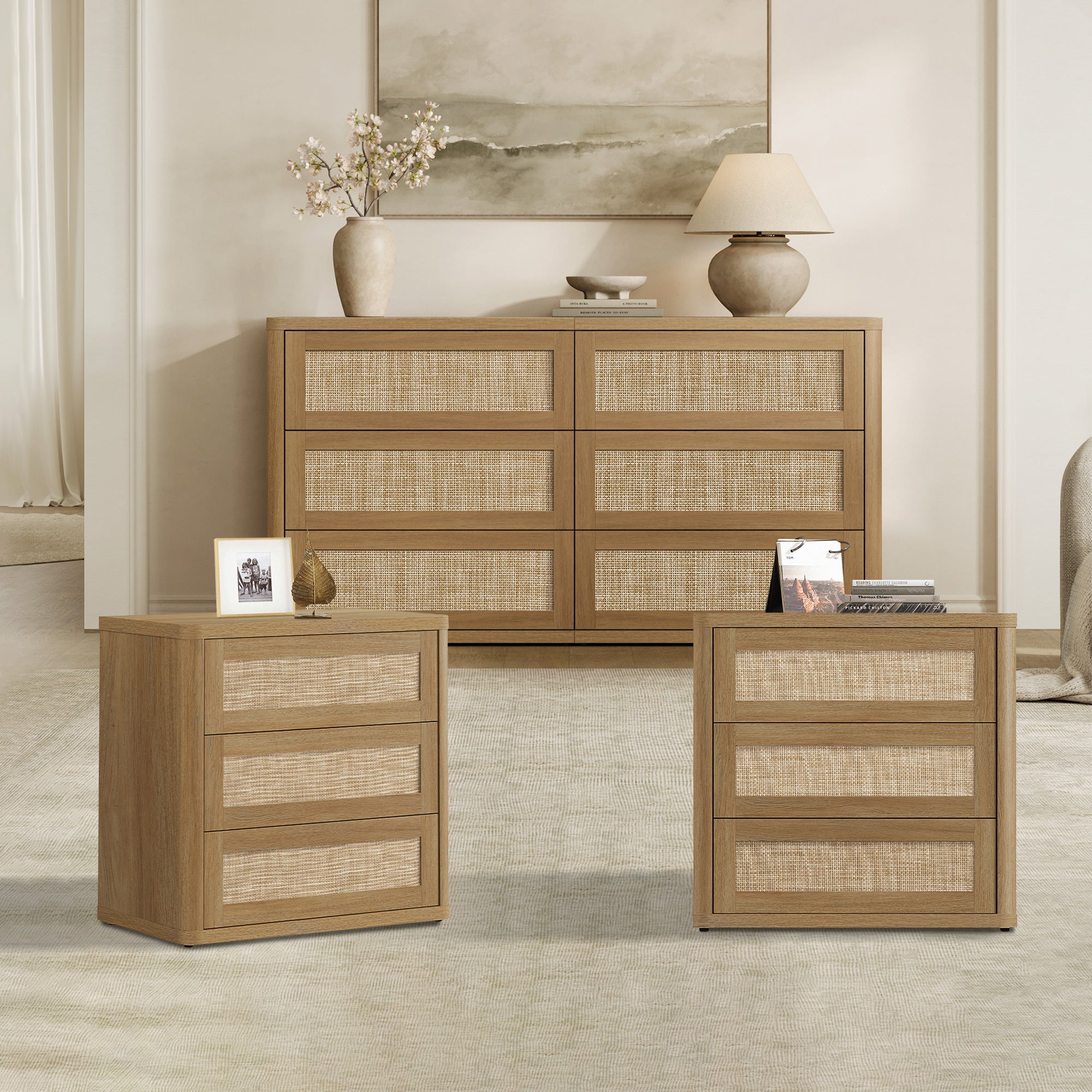 Zura Modular Dresser and Nightstands Set