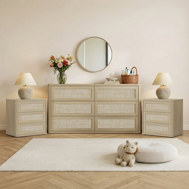 Zura Modular Dresser and Nightstands Set