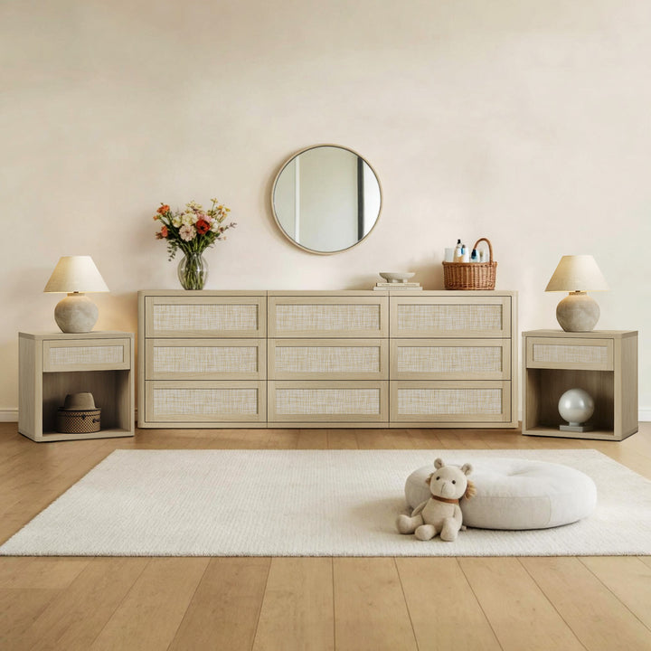 Zura Sectional Bedroom Sets, Large Storage for Bedroom