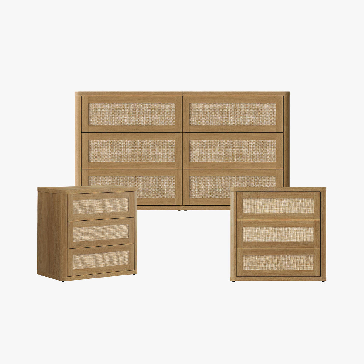 Zura Modular Dresser and Nightstands Set