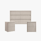 Cas Handleless Dresser and Nightstands Sets