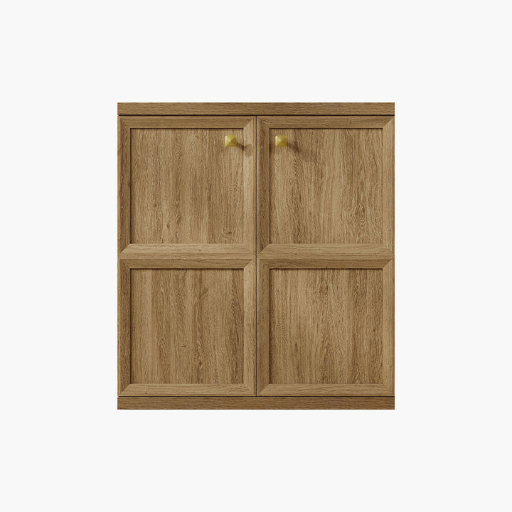 SICOTAS 33.7"W Sideboard Buffet Cabinet Set-WM