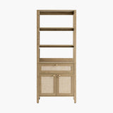 Terra 68.5Inch Bookshelf with Drawers