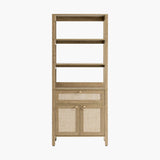 Terra 68.5Inch Bookshelf with Drawers