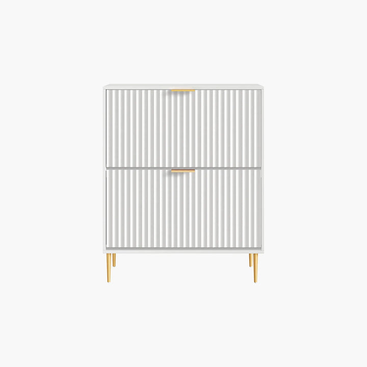 Opus 2-Tier Shoe Cabinet with Storage