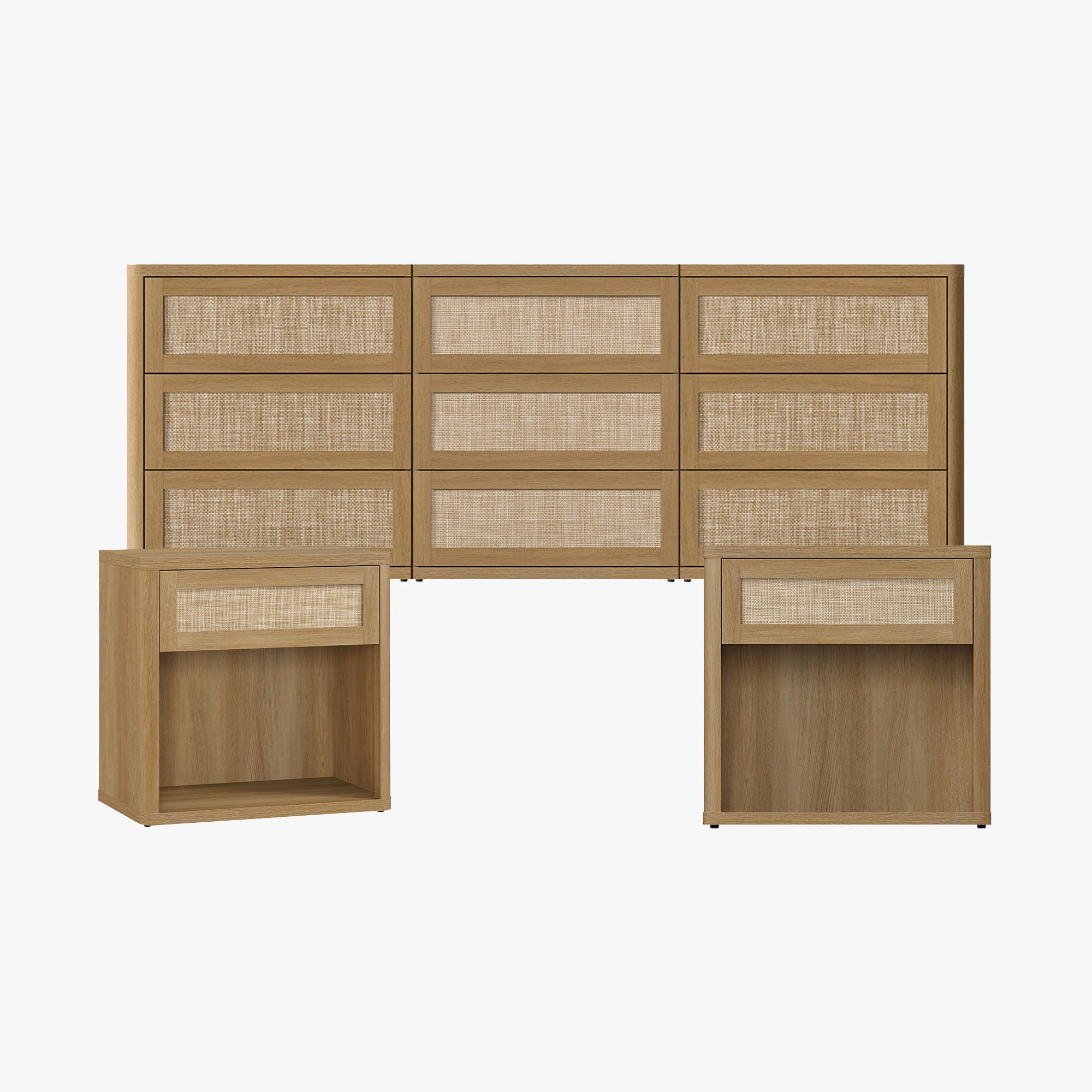 Zura Sectional Bedroom Sets, Large Storage for Bedroom