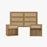 Zura Sectional 6-Drawer Dresser and Nightstand Set