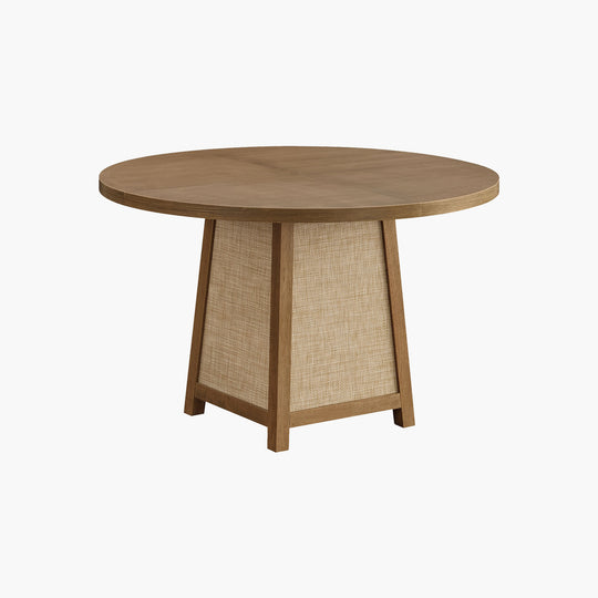 Savanna Rattan Round Dining Table for 6