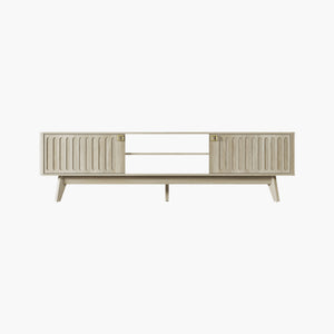 Domus 70'' TV Stand, Light Oak