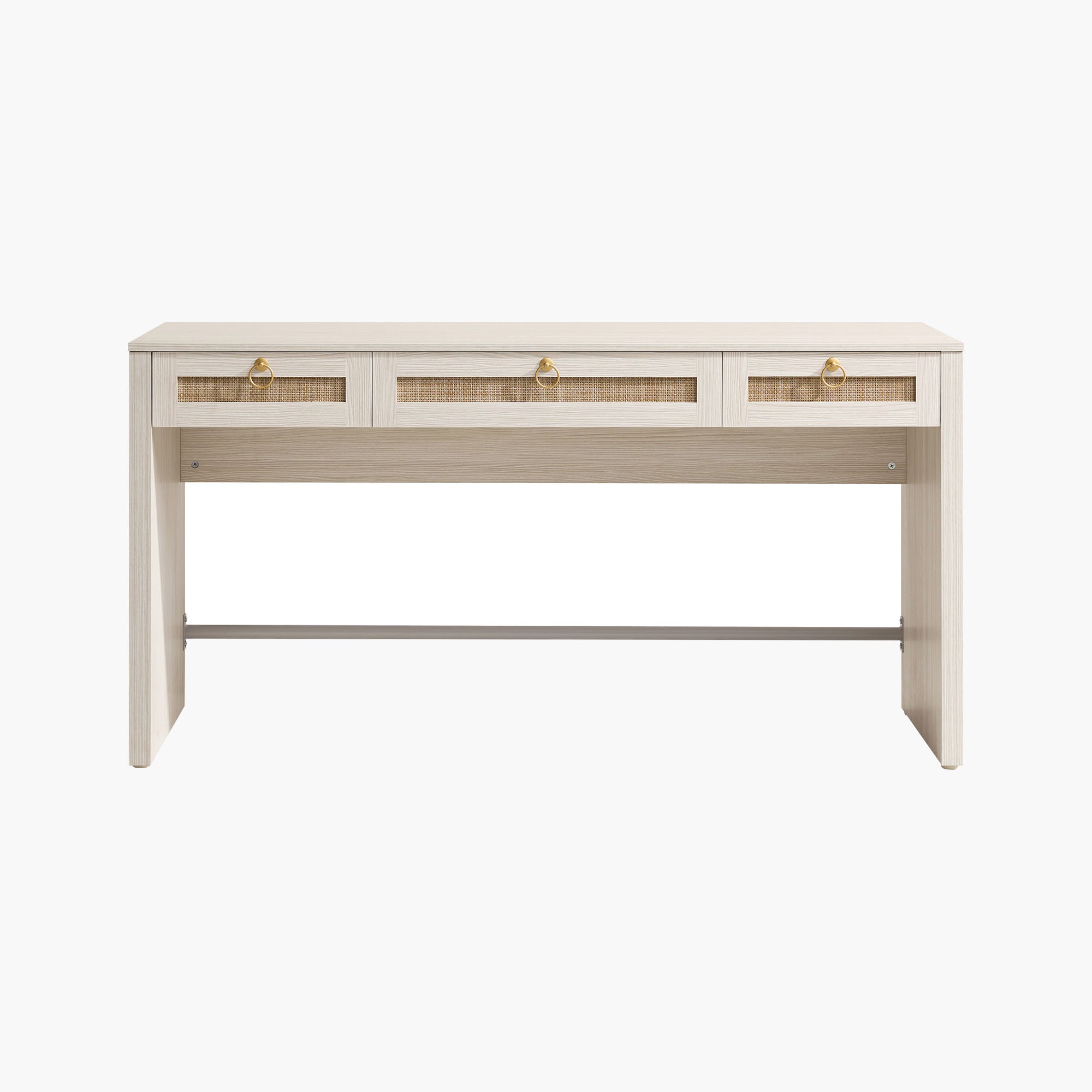 Terra Rattan Computer Desk, 59-Inch Wide