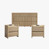 Prelude Dresser and Horizontal-Flat Nightstands Sets