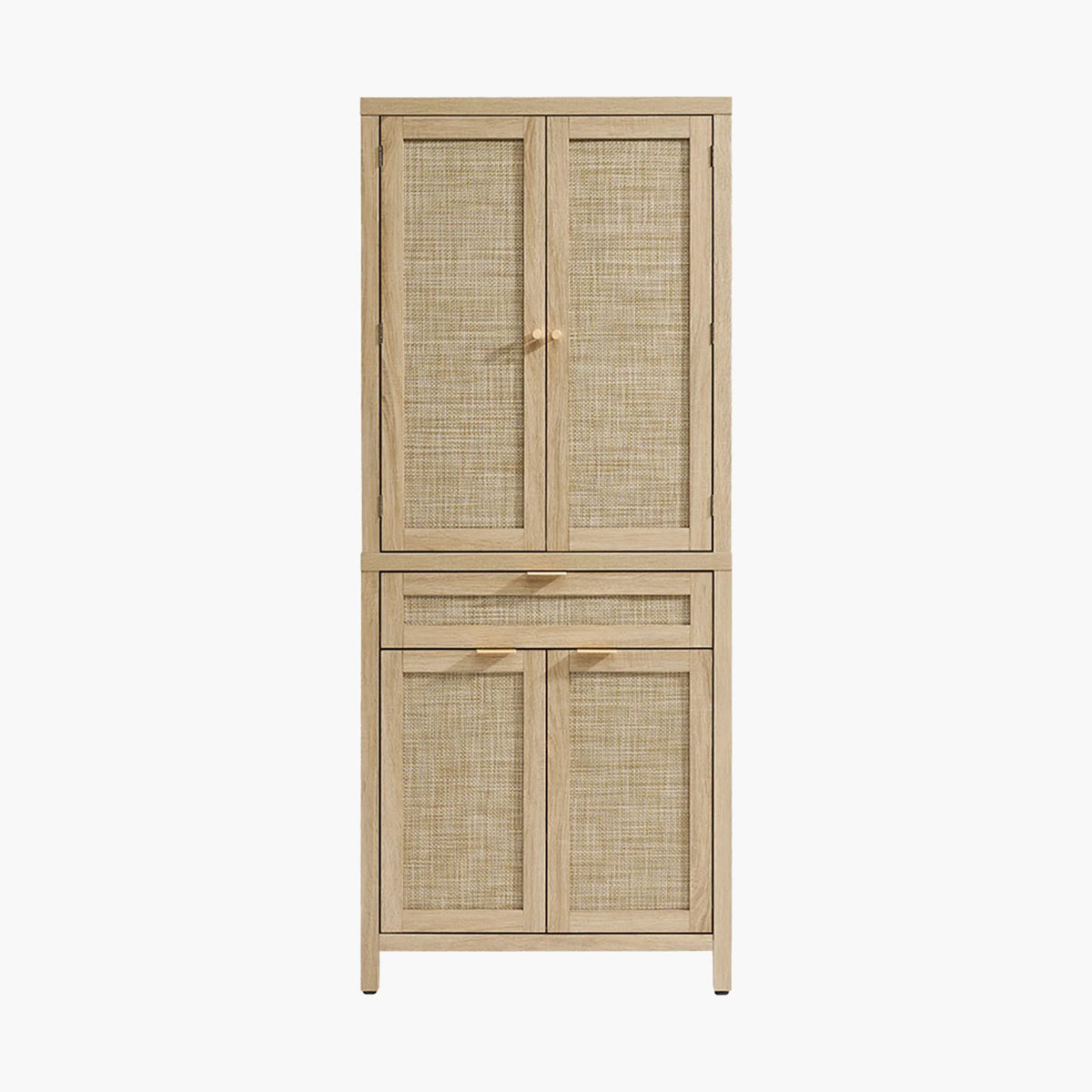 Savanna Pantry Cabinet,Rattan Door