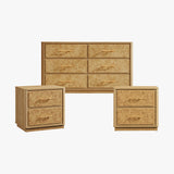 Burluxe Luxury Modern Dresser and Nightstands Sets