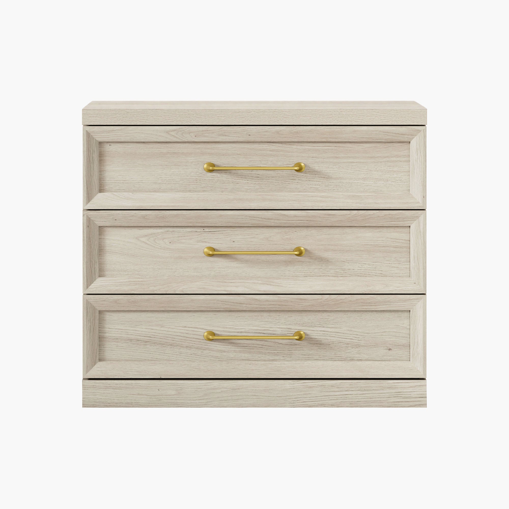 Helio 3-Drawer Nightstand, Bedroom Storage