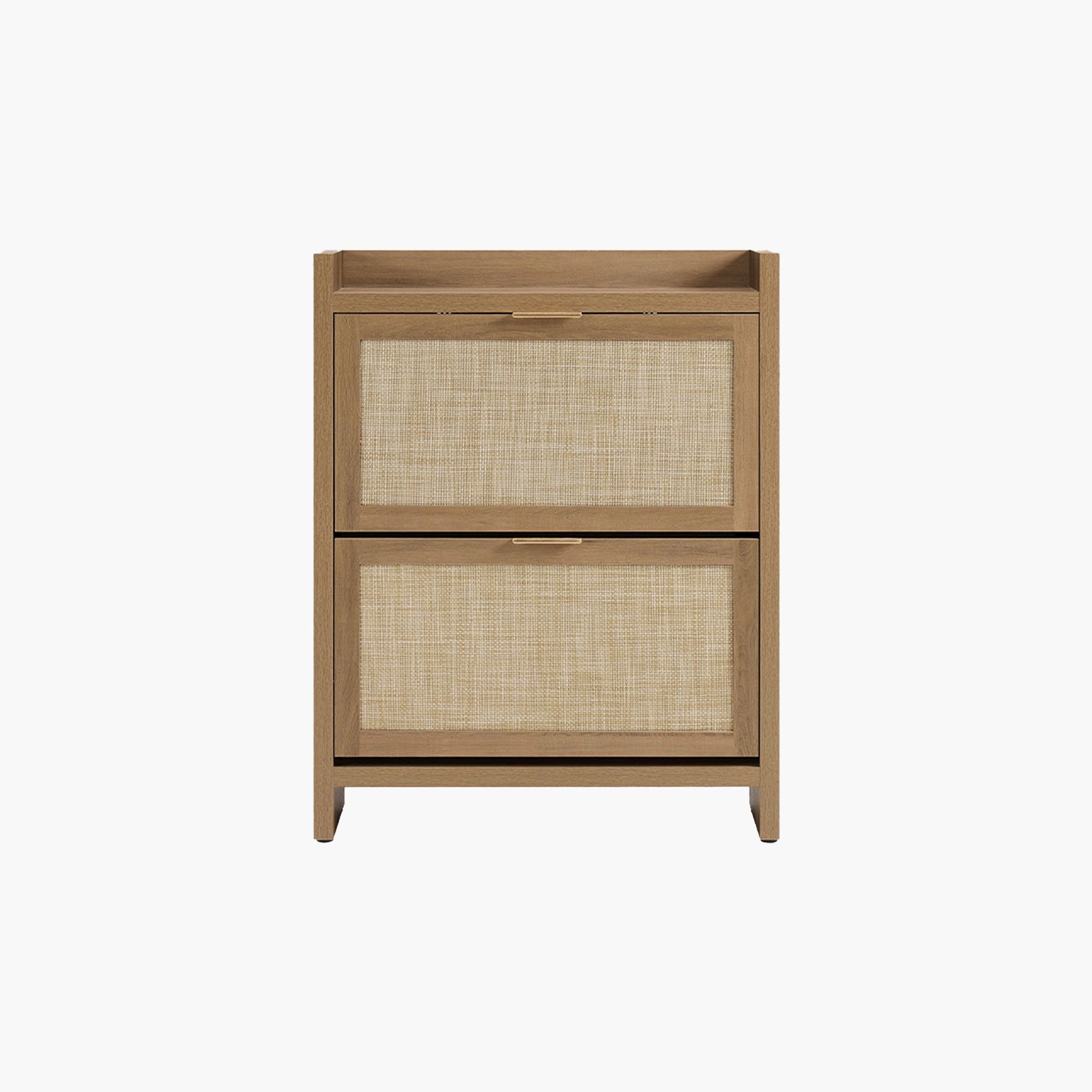 Savanna Rattan Double Flip Shoe Cabinet