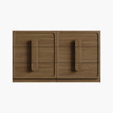 Arcus 6 Drawers Dresser with Arched Handles
