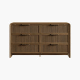 Alina 55'' Wide Bedroom Dresser with 6 Drawers
