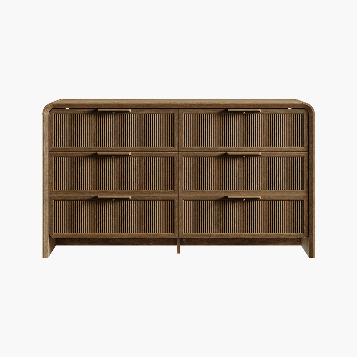 Alina 55'' Wide Bedroom Dresser with 6 Drawers