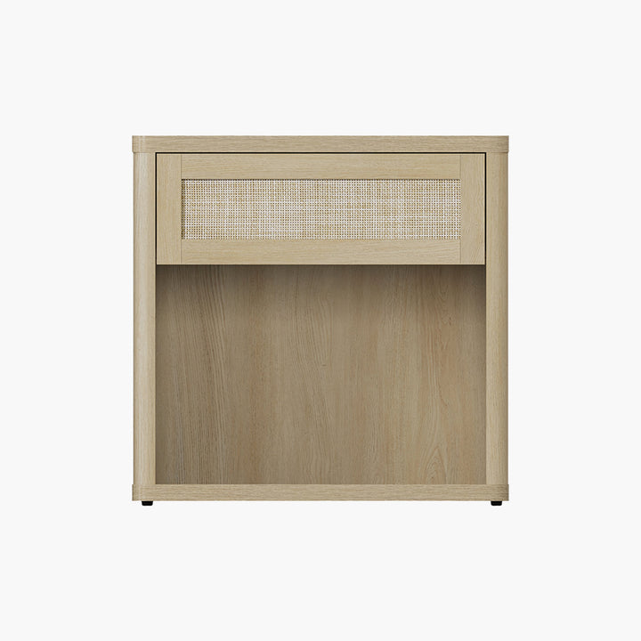Zura 1-Drawer Nightstand, Boho Style