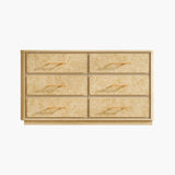 Burluxe Dresser with 6 Drawers, Large Storage