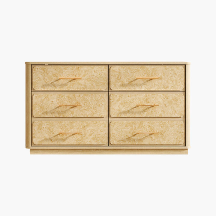 Burluxe Dresser with 6 Drawers, Large Storage