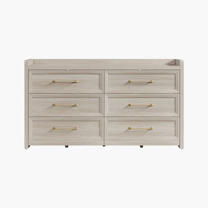 Helio 6 Drawers Dresser, 56'' Wide
