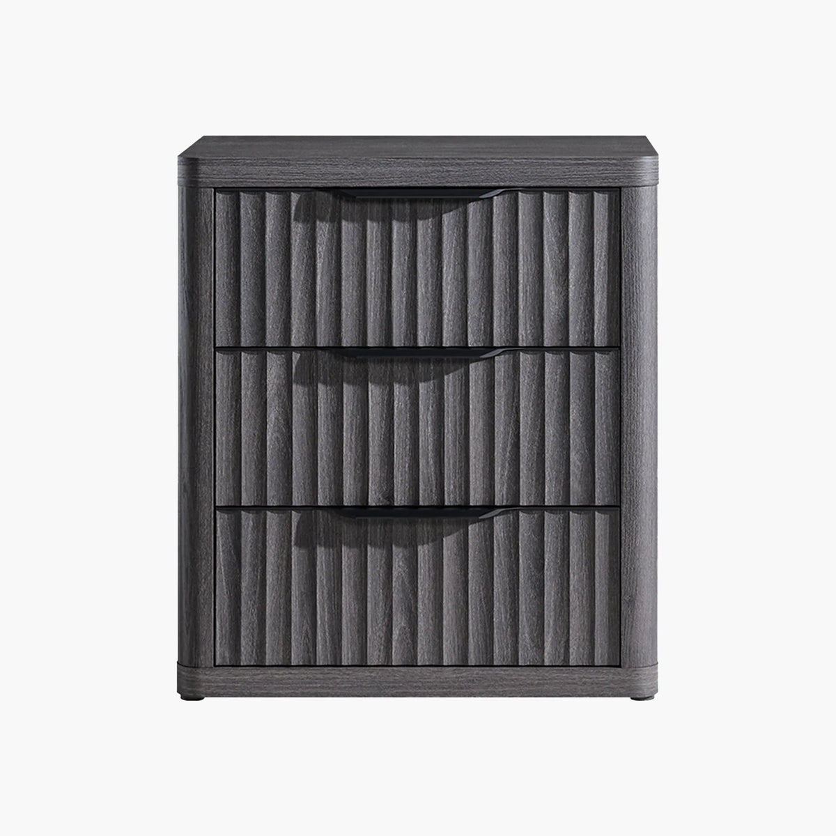 Cas 3 Drawers Dresser, Black Handle