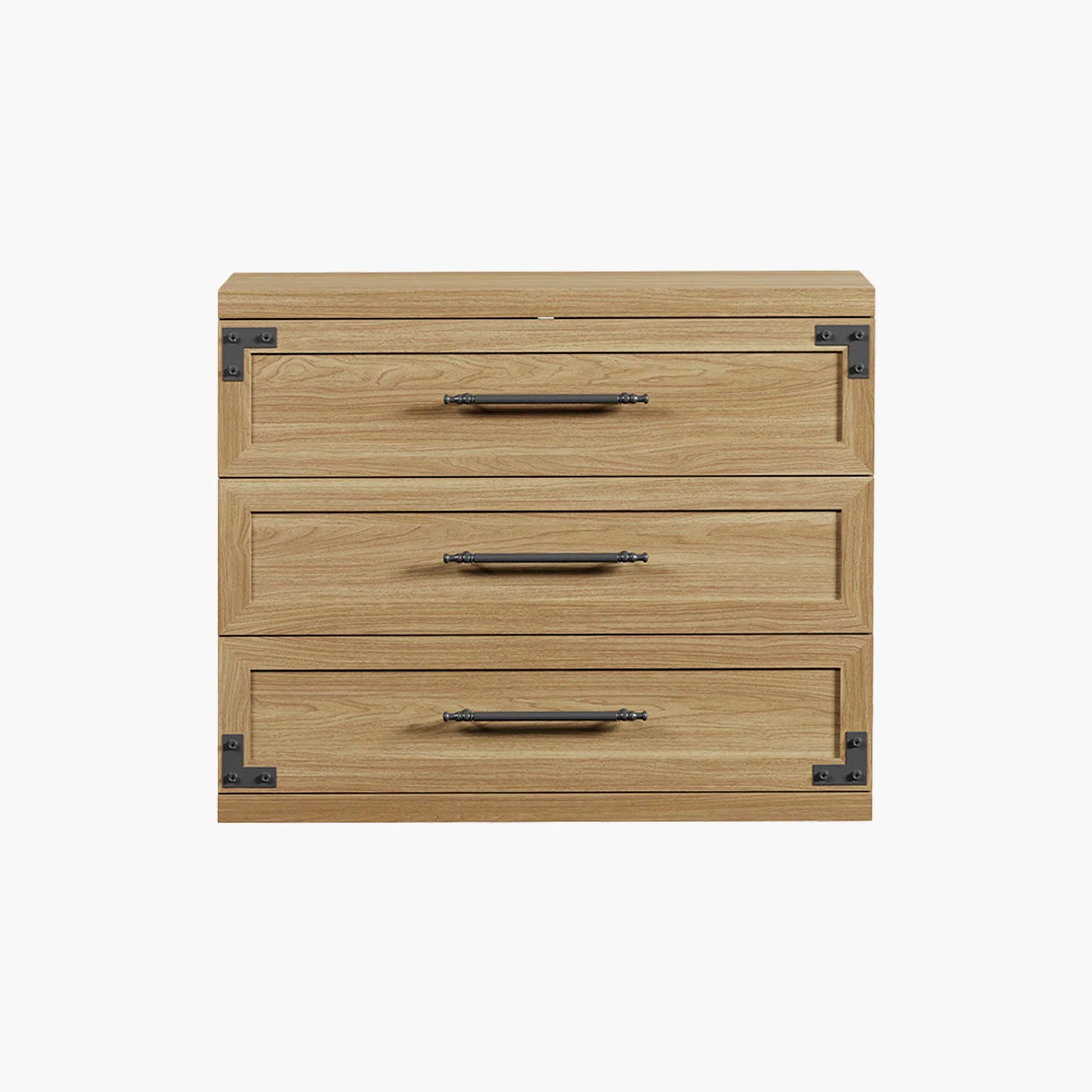 Willow 3-Drawers Nightstands Set, 31.3 Inch Wide