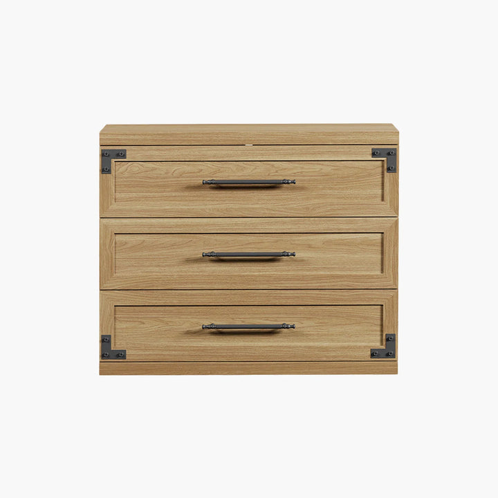 Willow 3-Drawers Nightstands Set, 31.3 Inch Wide